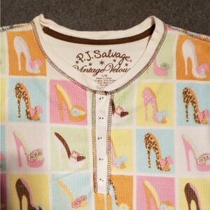 PJ Salvage Pastel Velour Top
